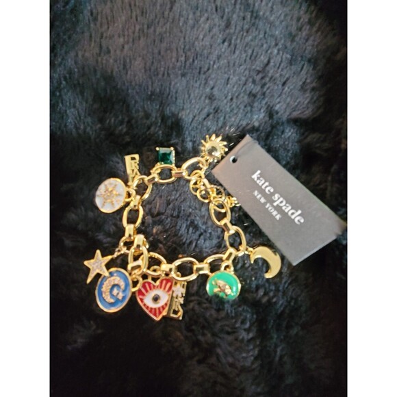 Kate Spade Charm Bracelet "Evil Eye" - Picture 2 of 2